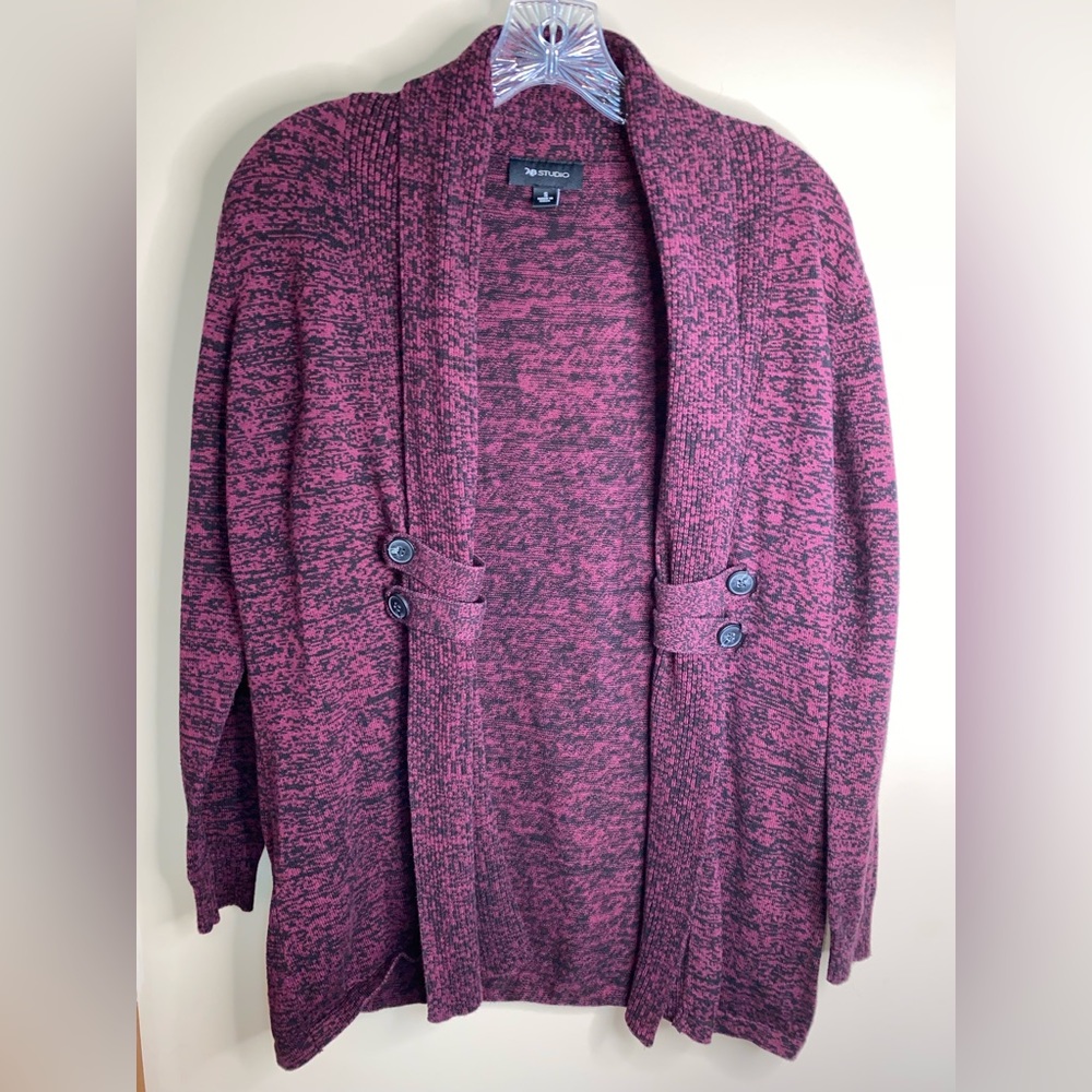 💝 FREE with Purchase - AB Studios Maroon Cardigan - Size Small